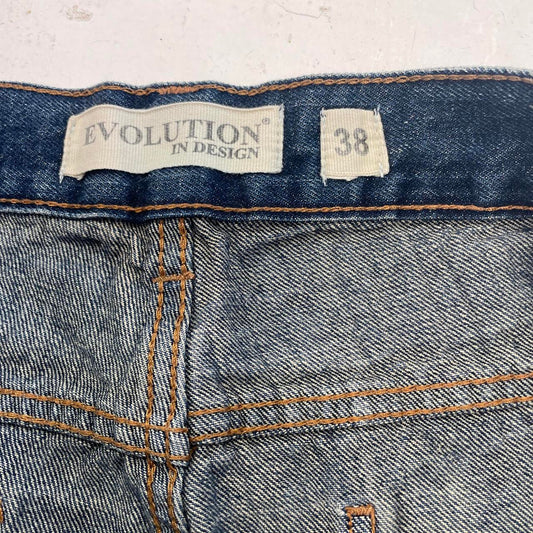 A.Evolution in design blue denim