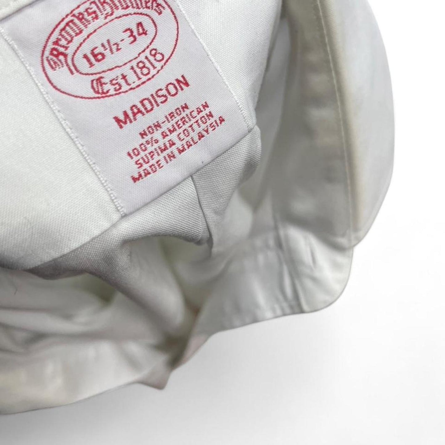 Brooks brothers white button down