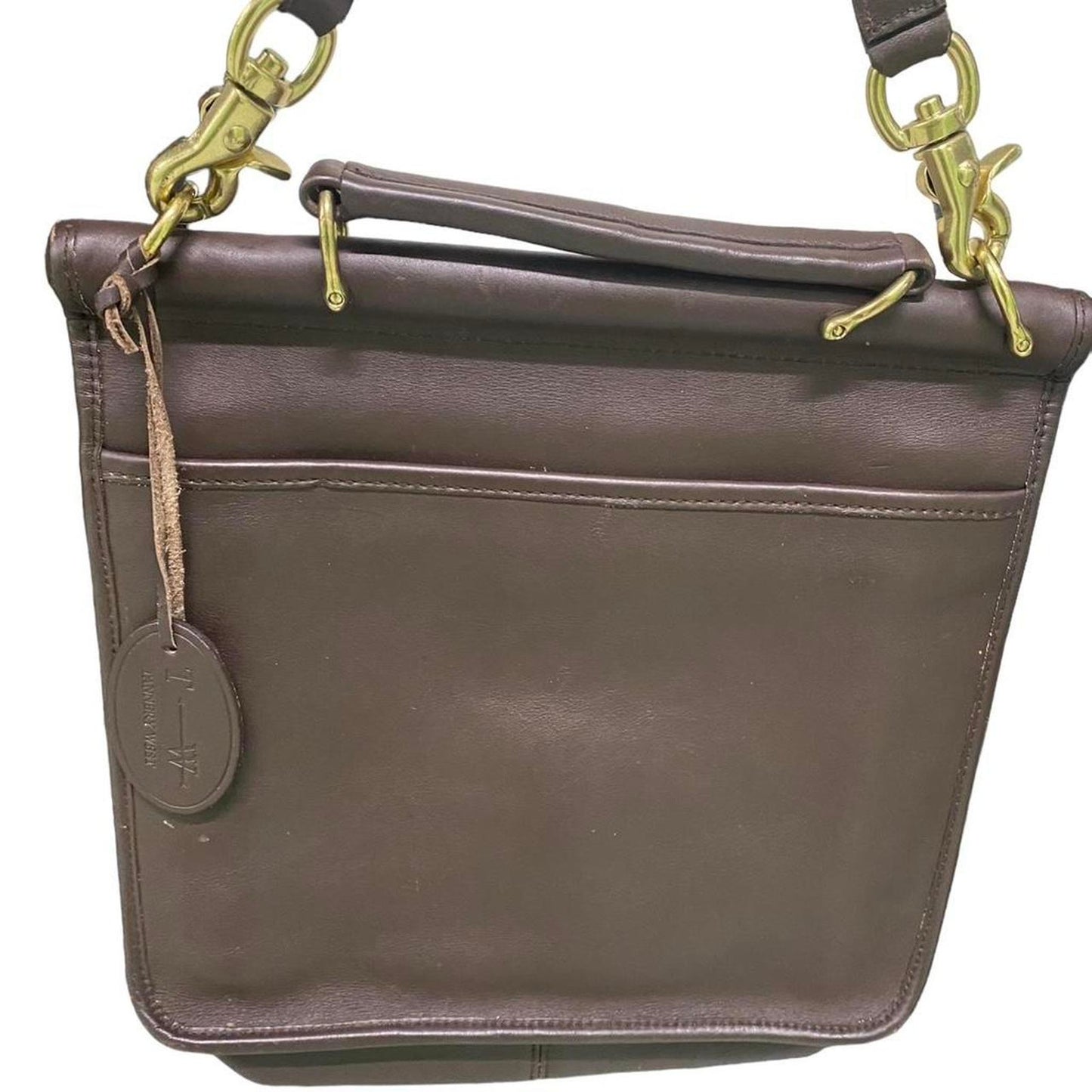 Brown wilsons leather experts bag