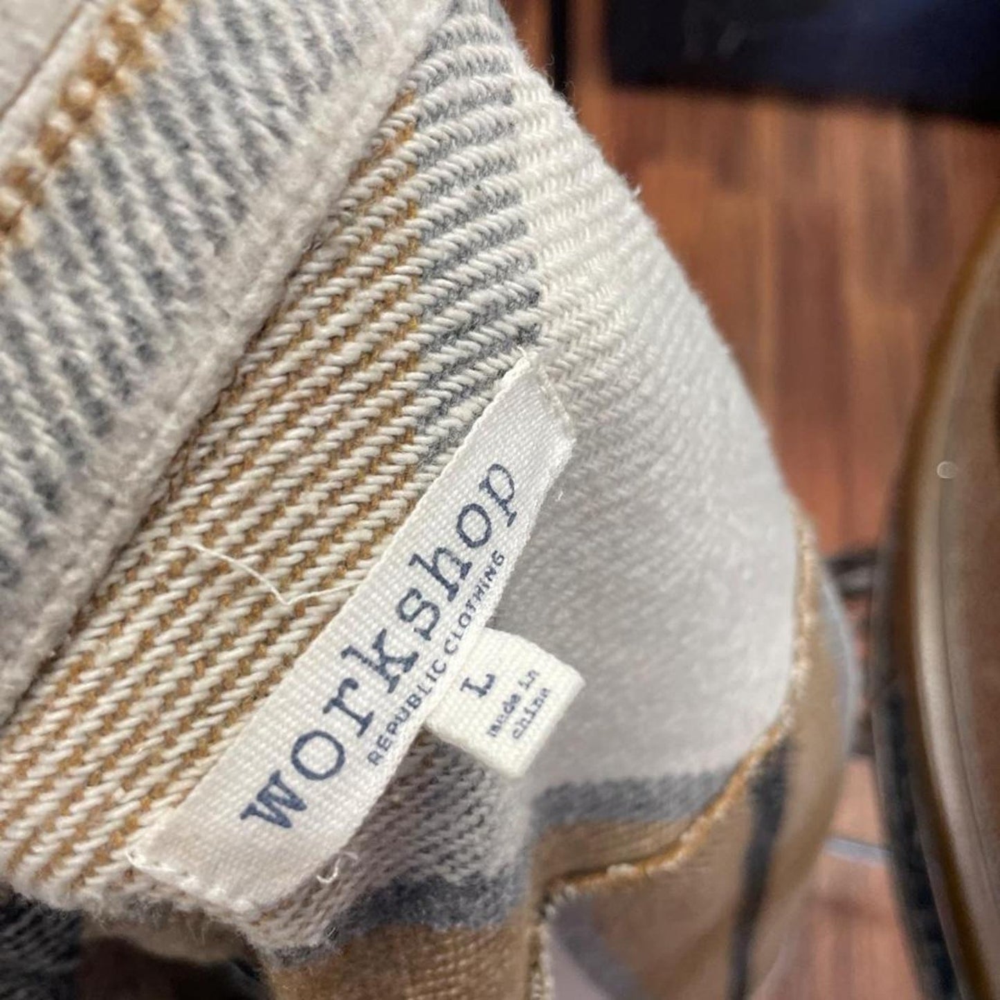 Workshop republic tan plaid
