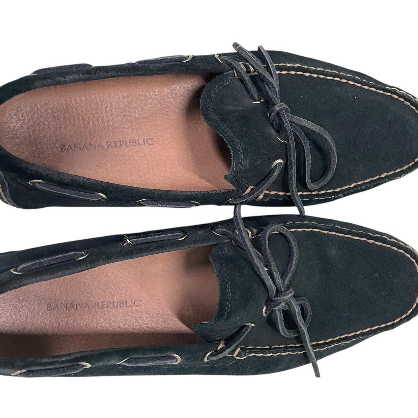 Black suede banana republic