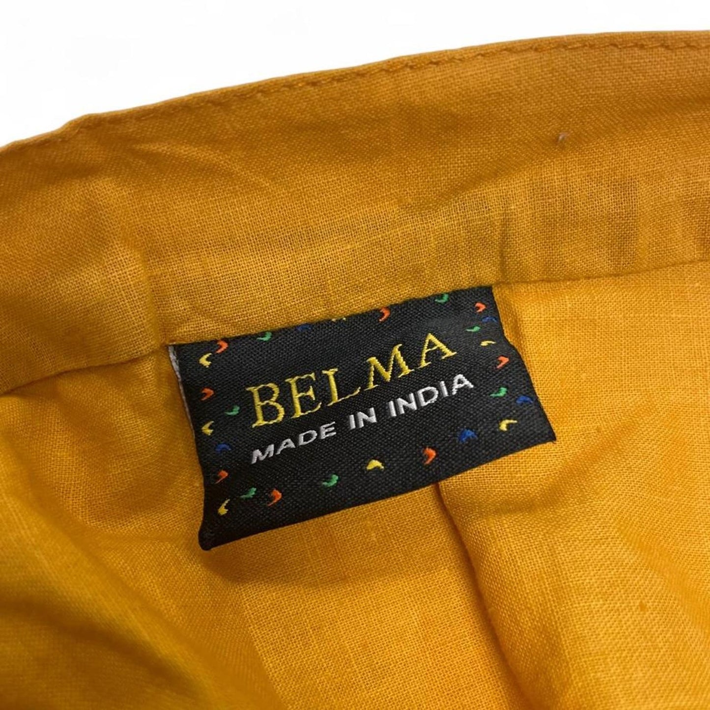 Belma yellow midi skirt