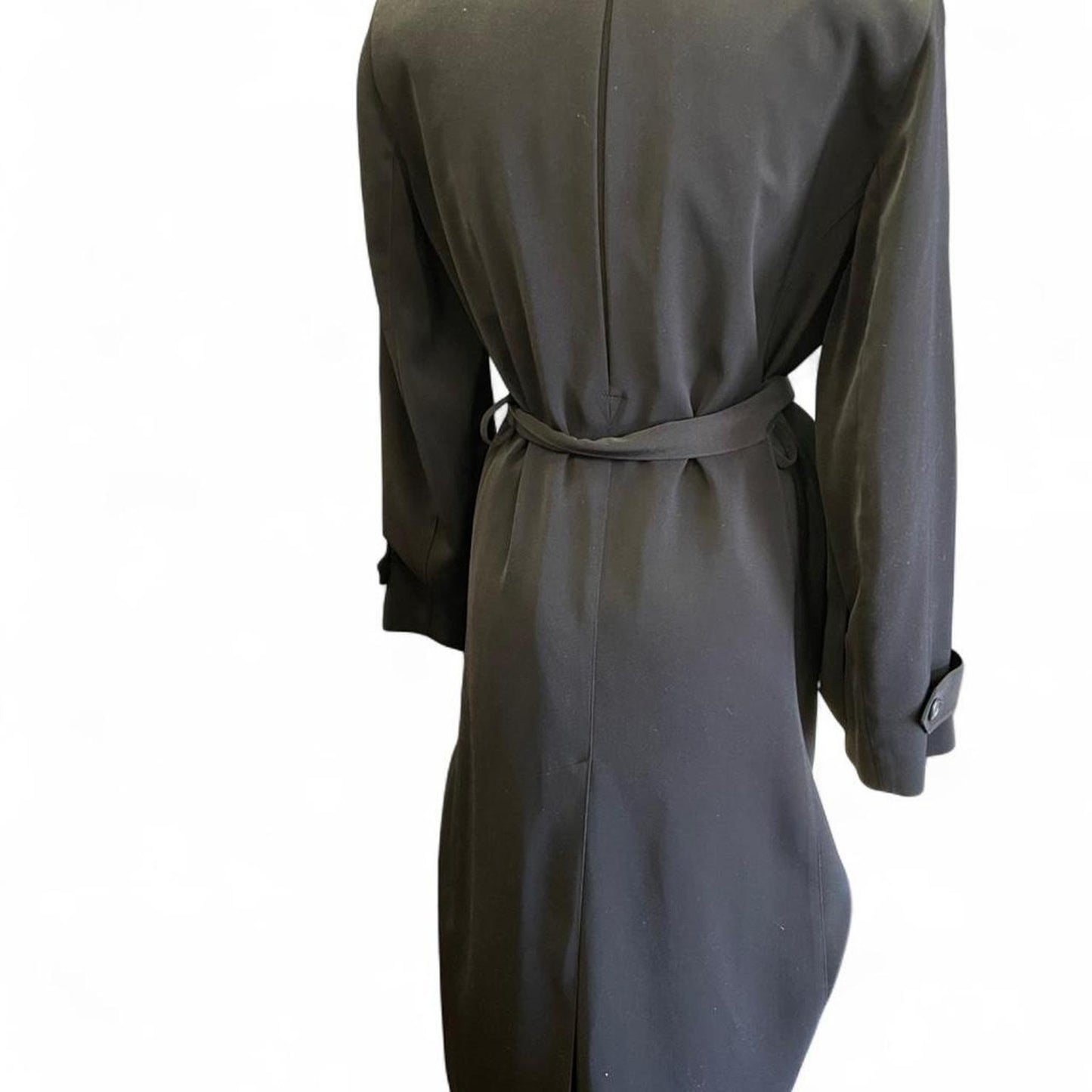Anne klein black trench coat