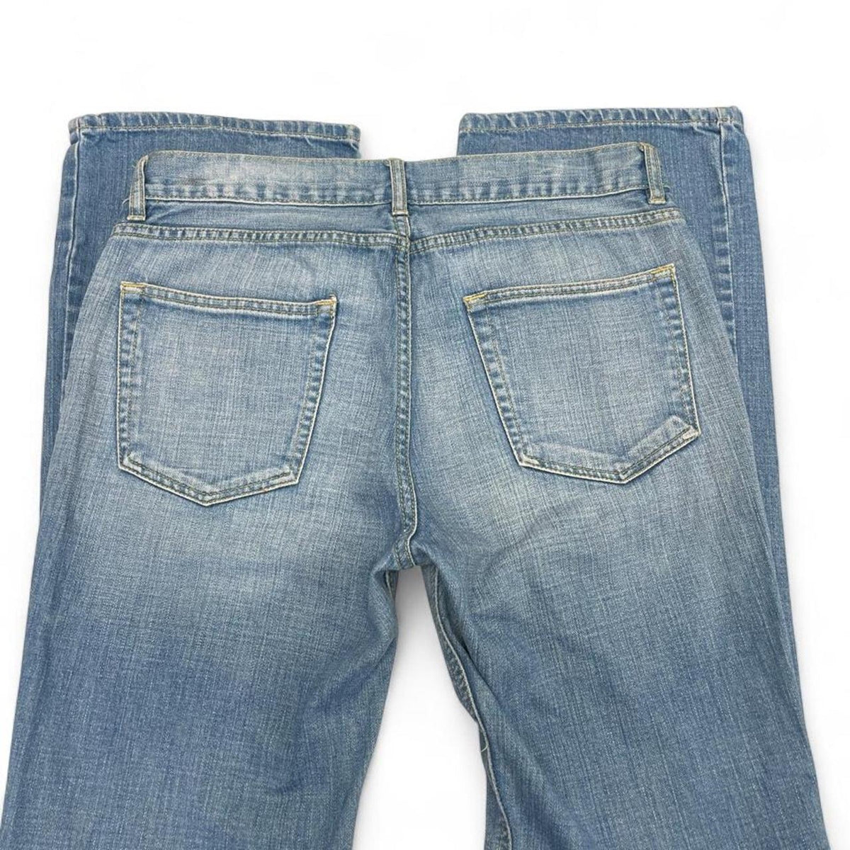 Divine blue low rise flare
