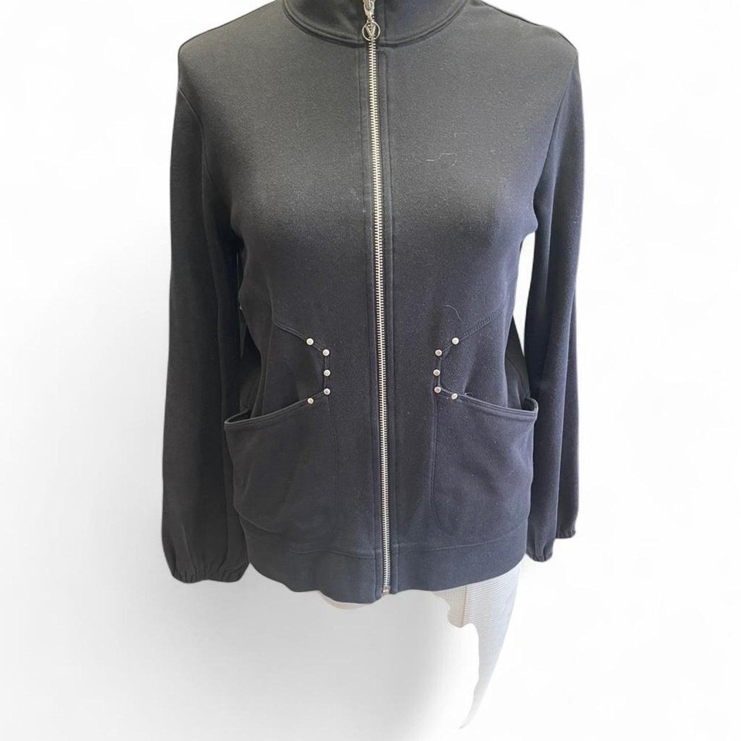 Joan vass black zip up