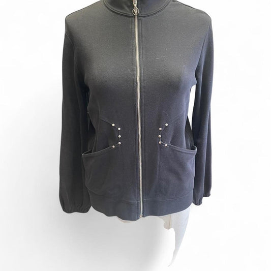 Joan vass black zip up