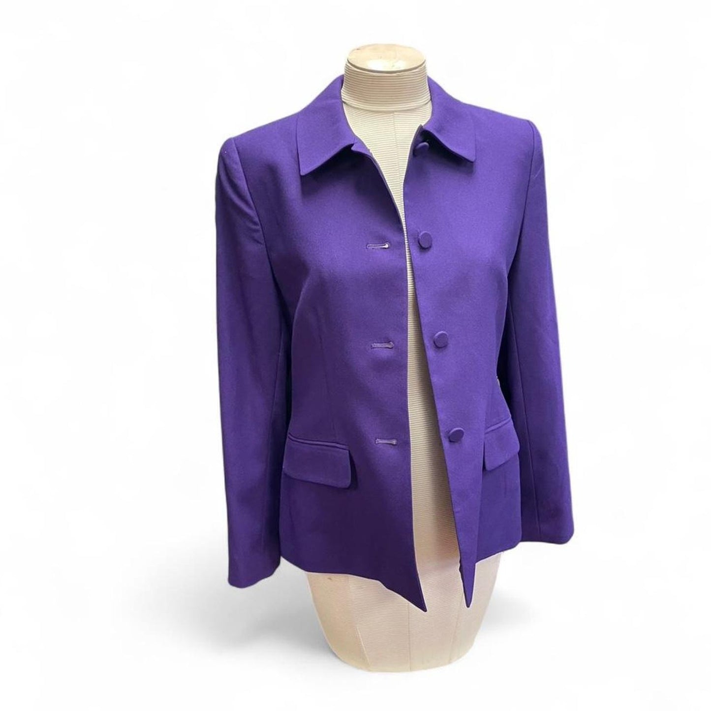 Purple 2 piece suit with