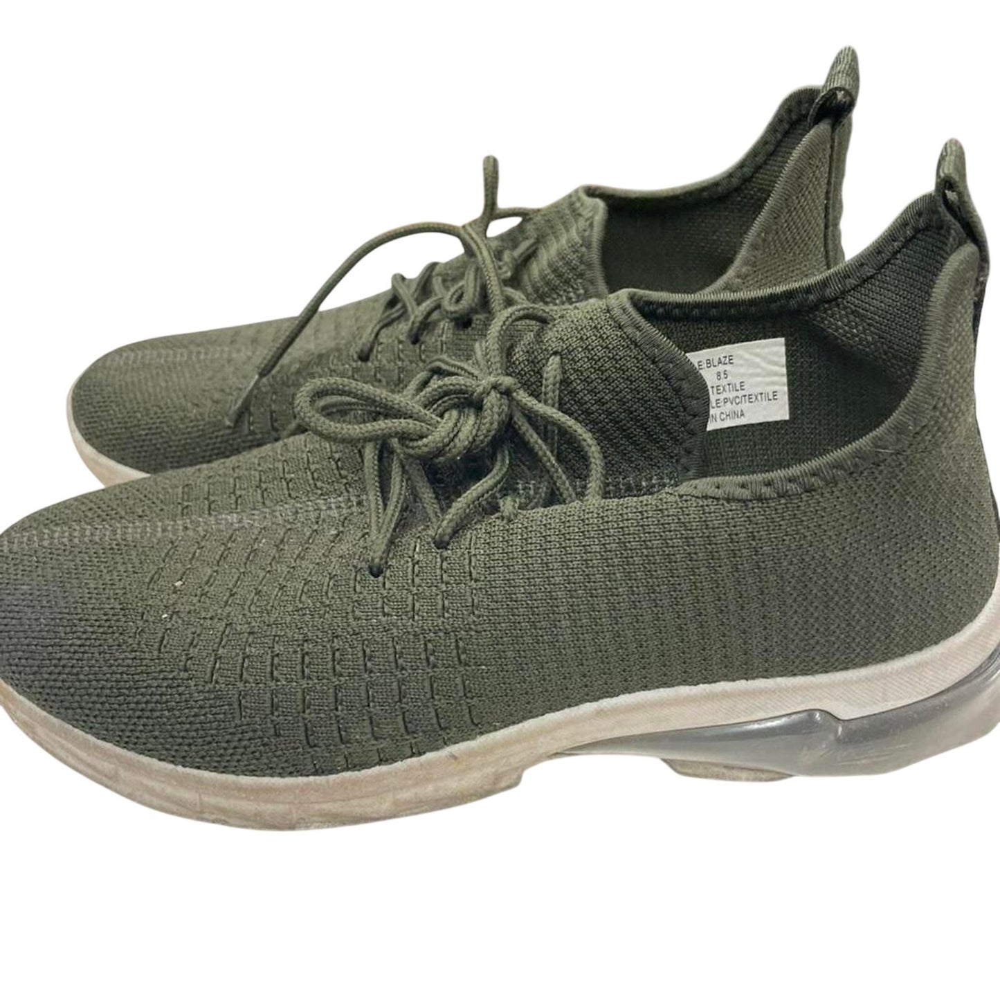 Green lace up shoes size