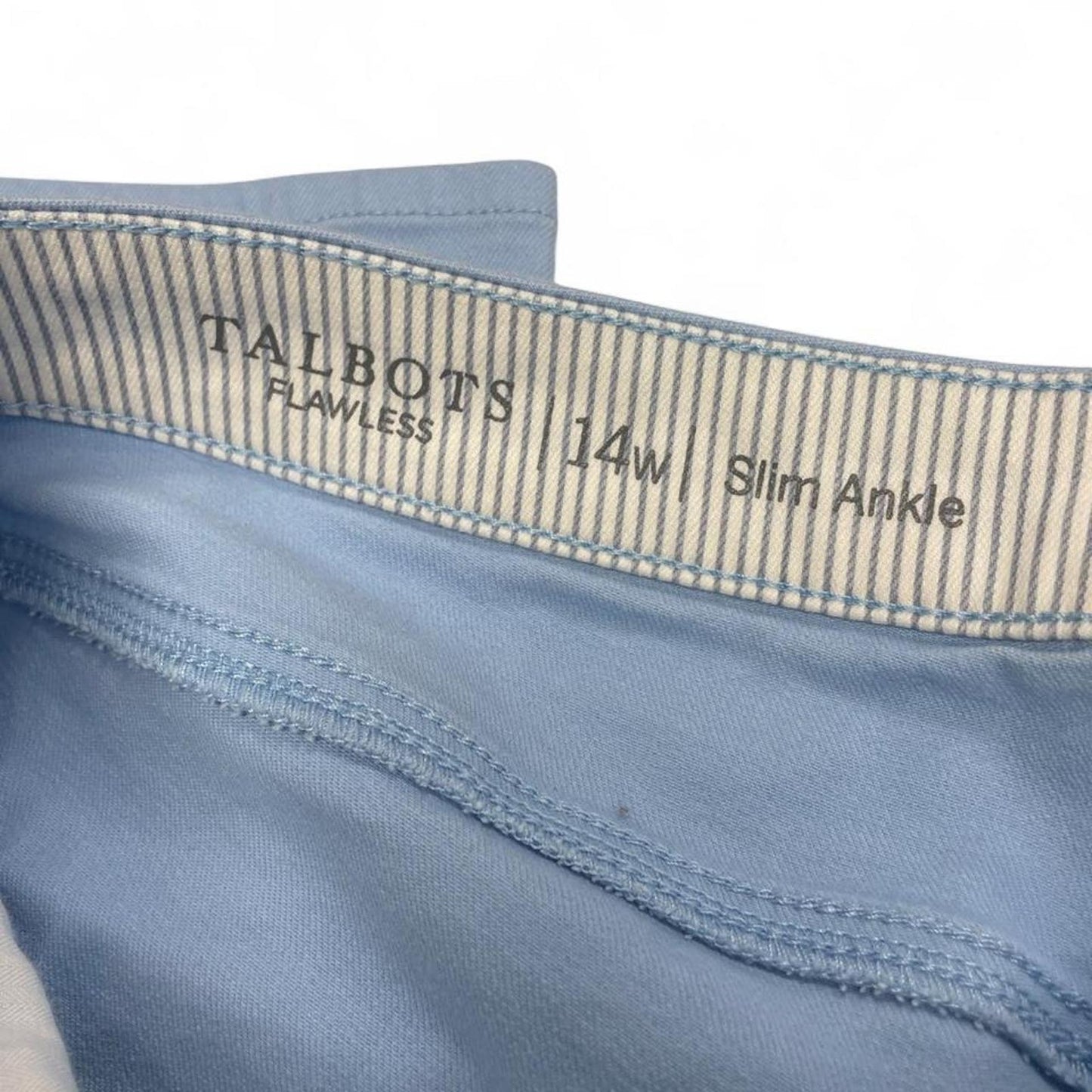 Talbots light blue slim ankle