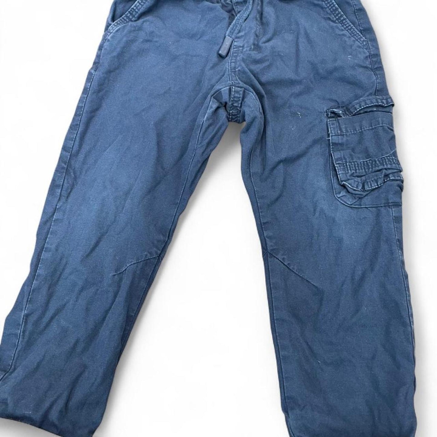 Navy blue cargo pants with