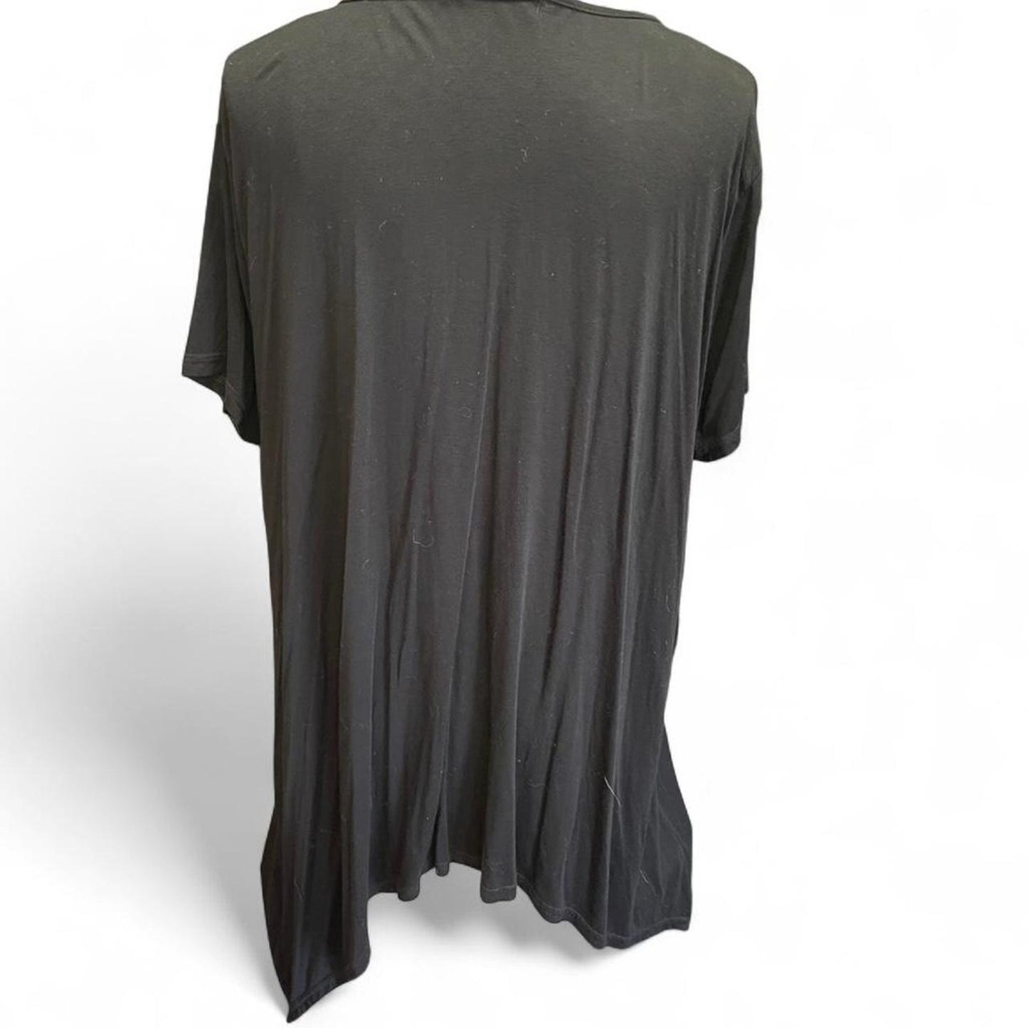 Brown sugar black rhinestone tee shirt