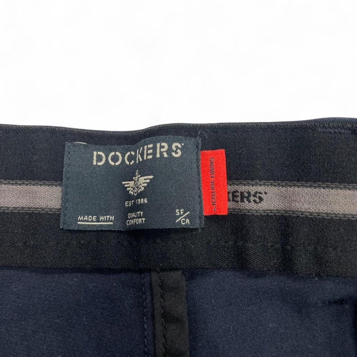 Docker straight leg gray pants