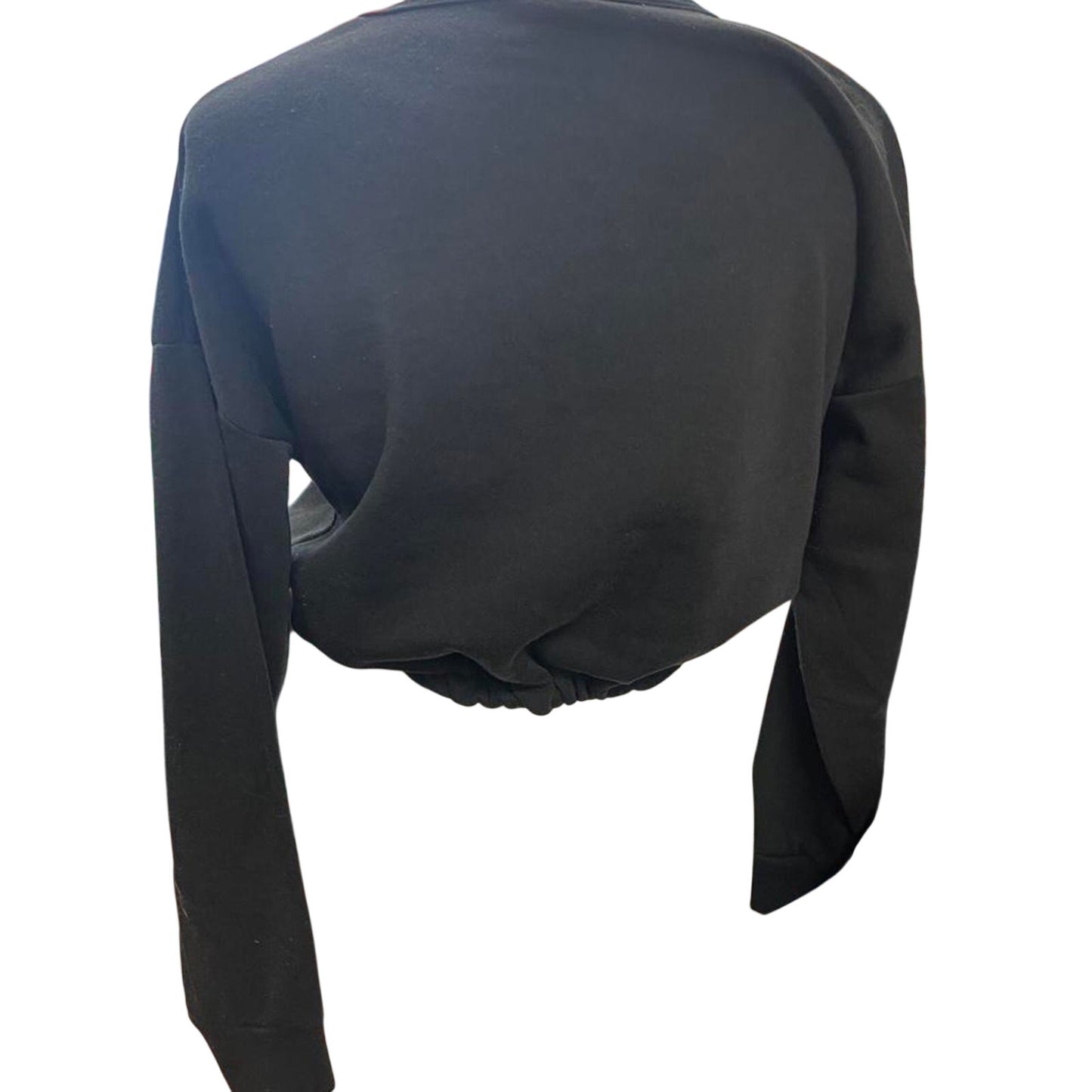 Black long sleeve crewneck sweatshirt
