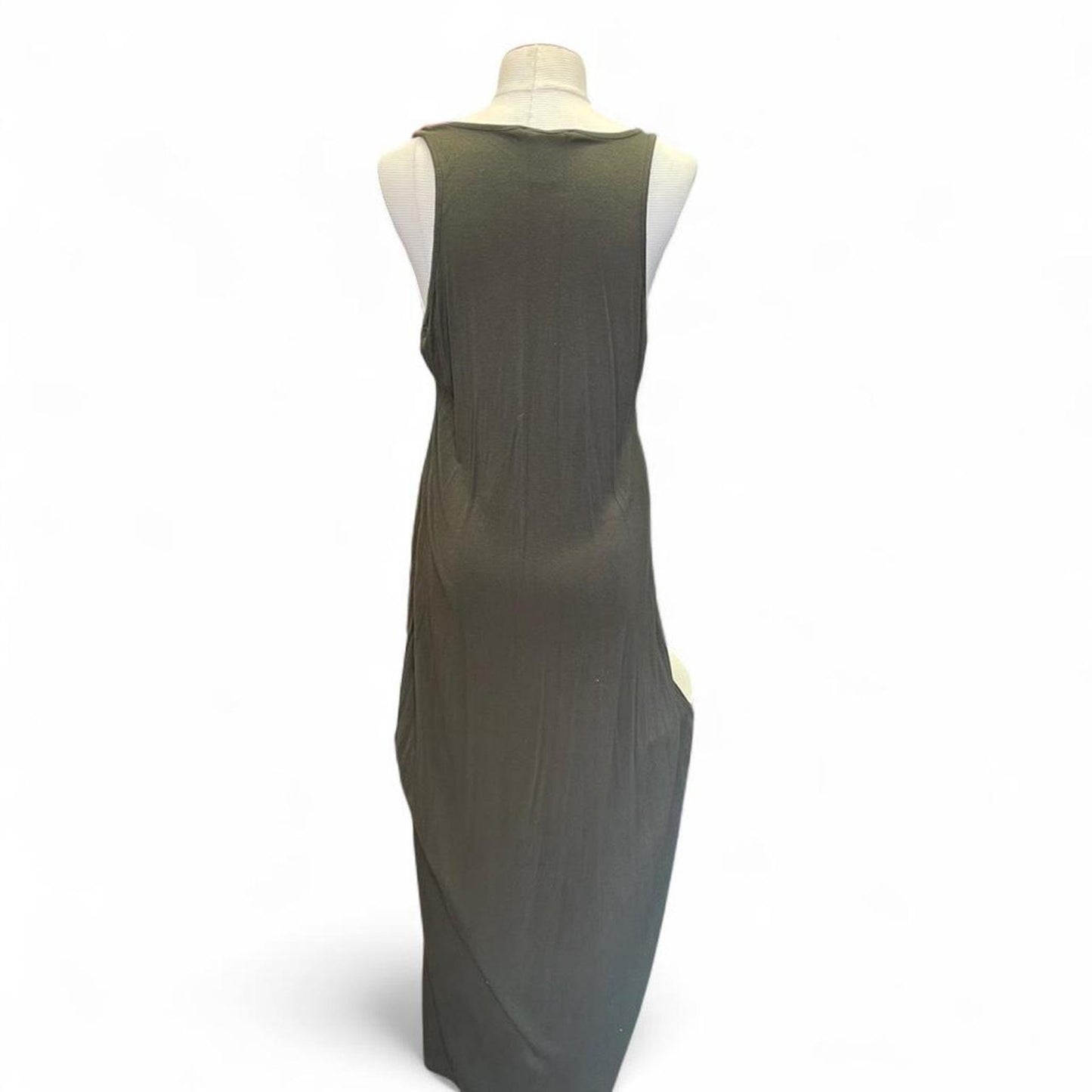K jordan green maxi dress