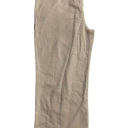 Capri cream linen trousers