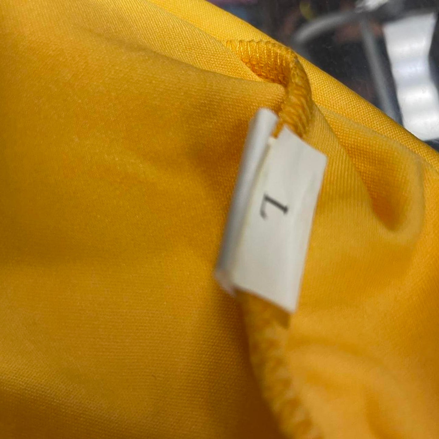 Yellow ombre bodysuit and pants