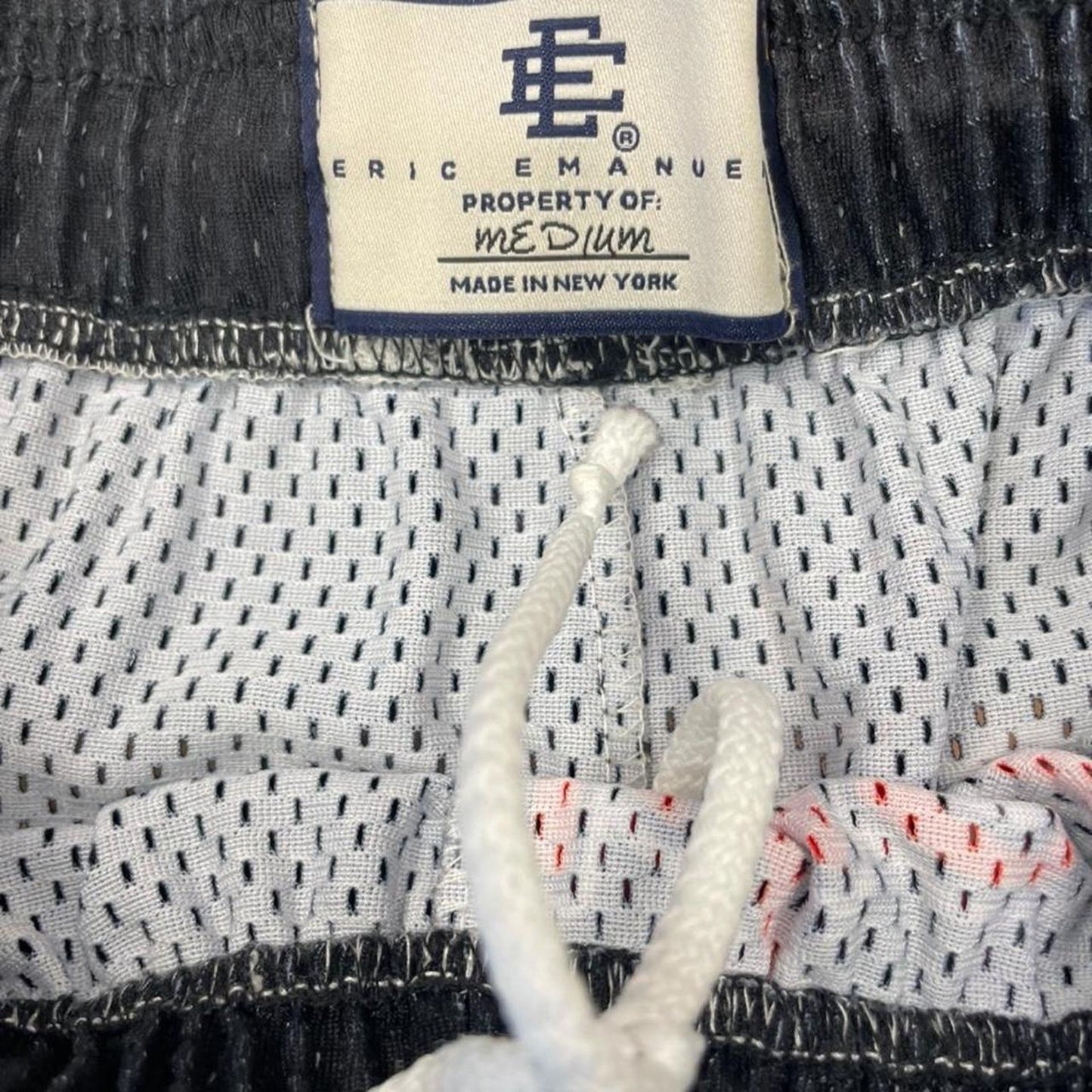 Eric emanuel black shorts size