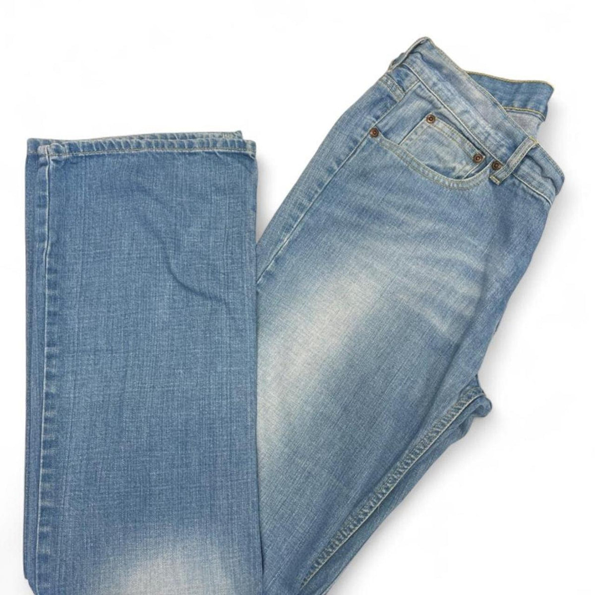 Divine blue low rise flare