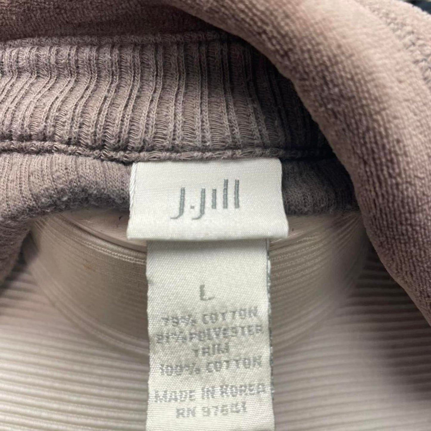 J jill brown corduroy button