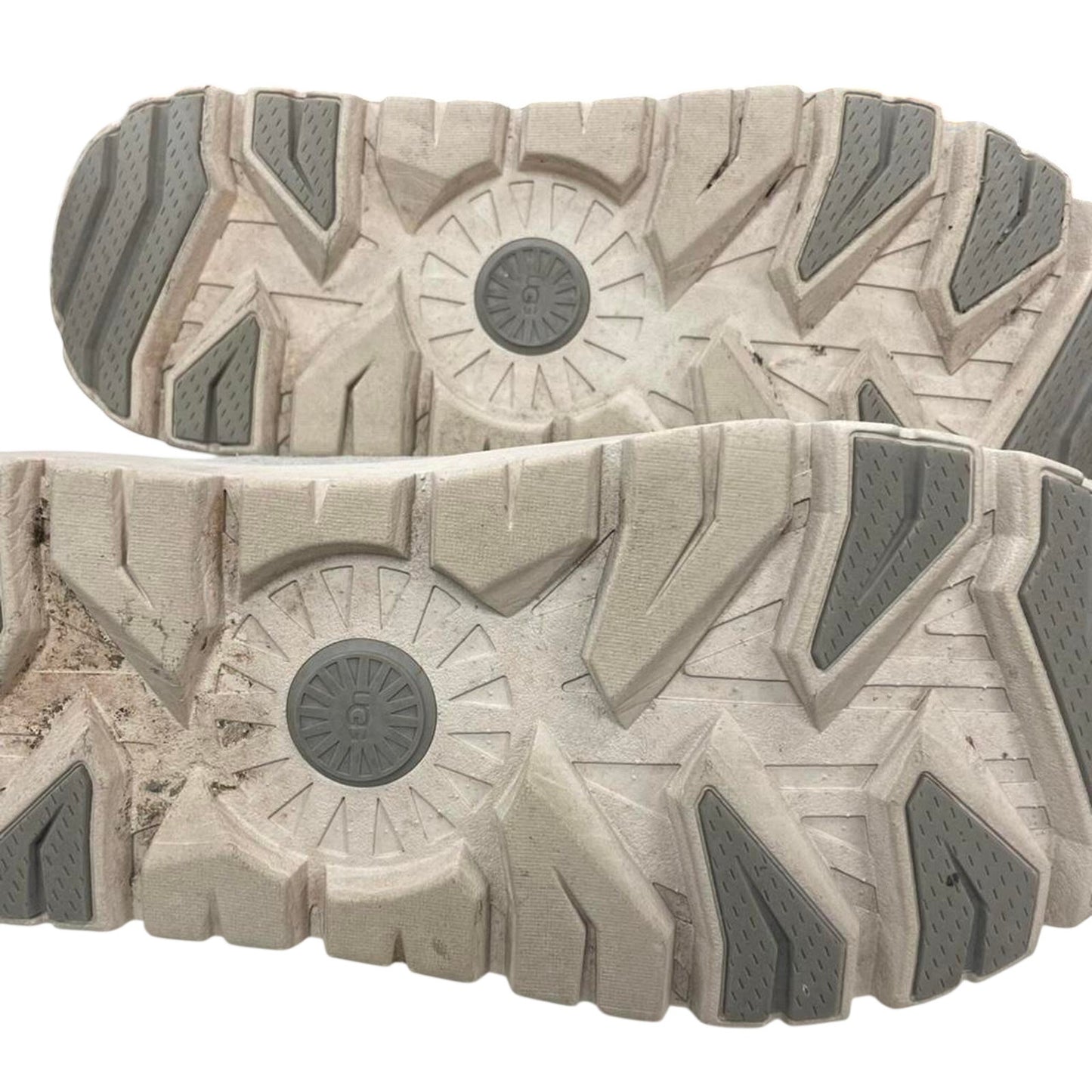 Ugg grey suede platform sneakers