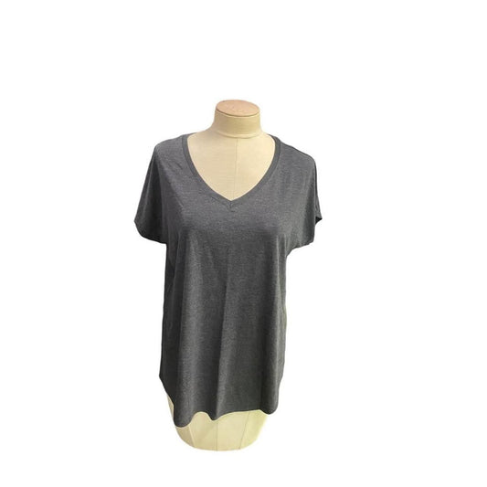 17 grey v neck short sleeve