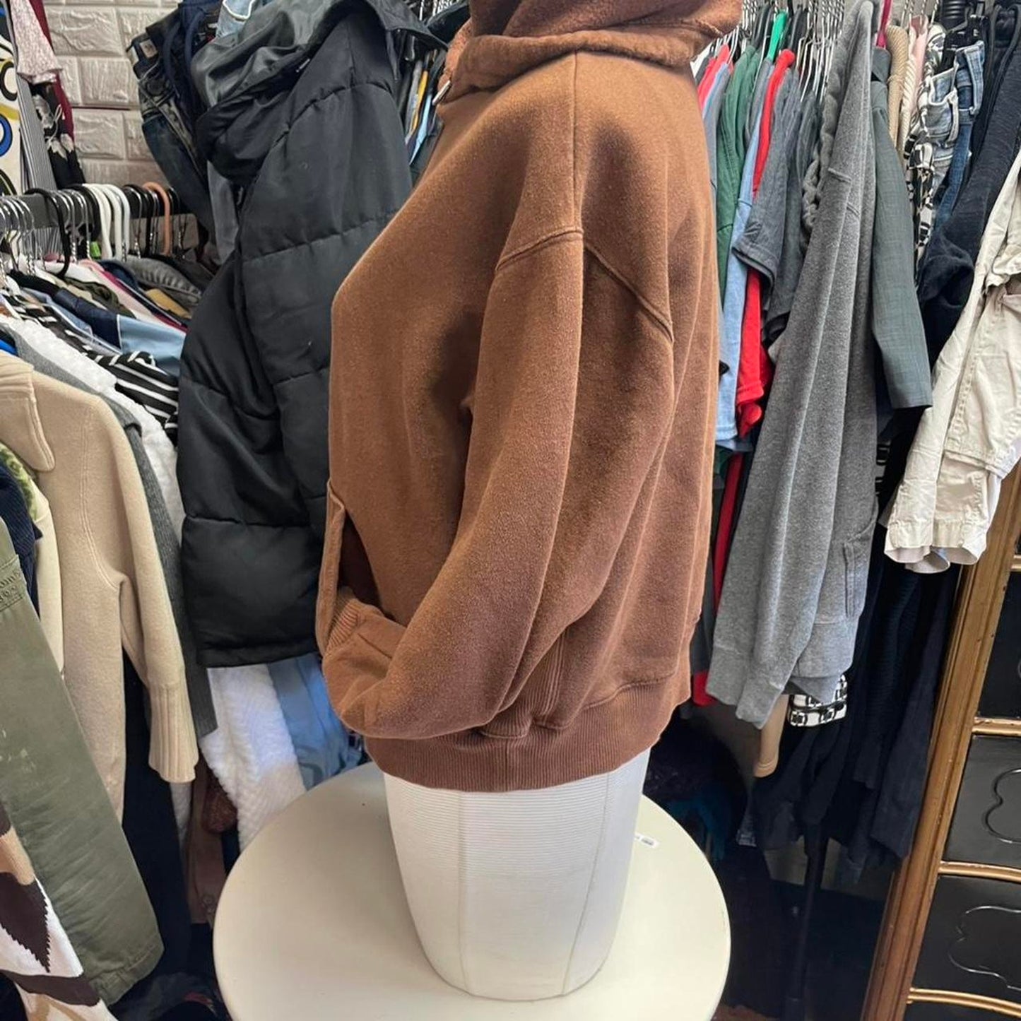 Brown victorias secret pink zip