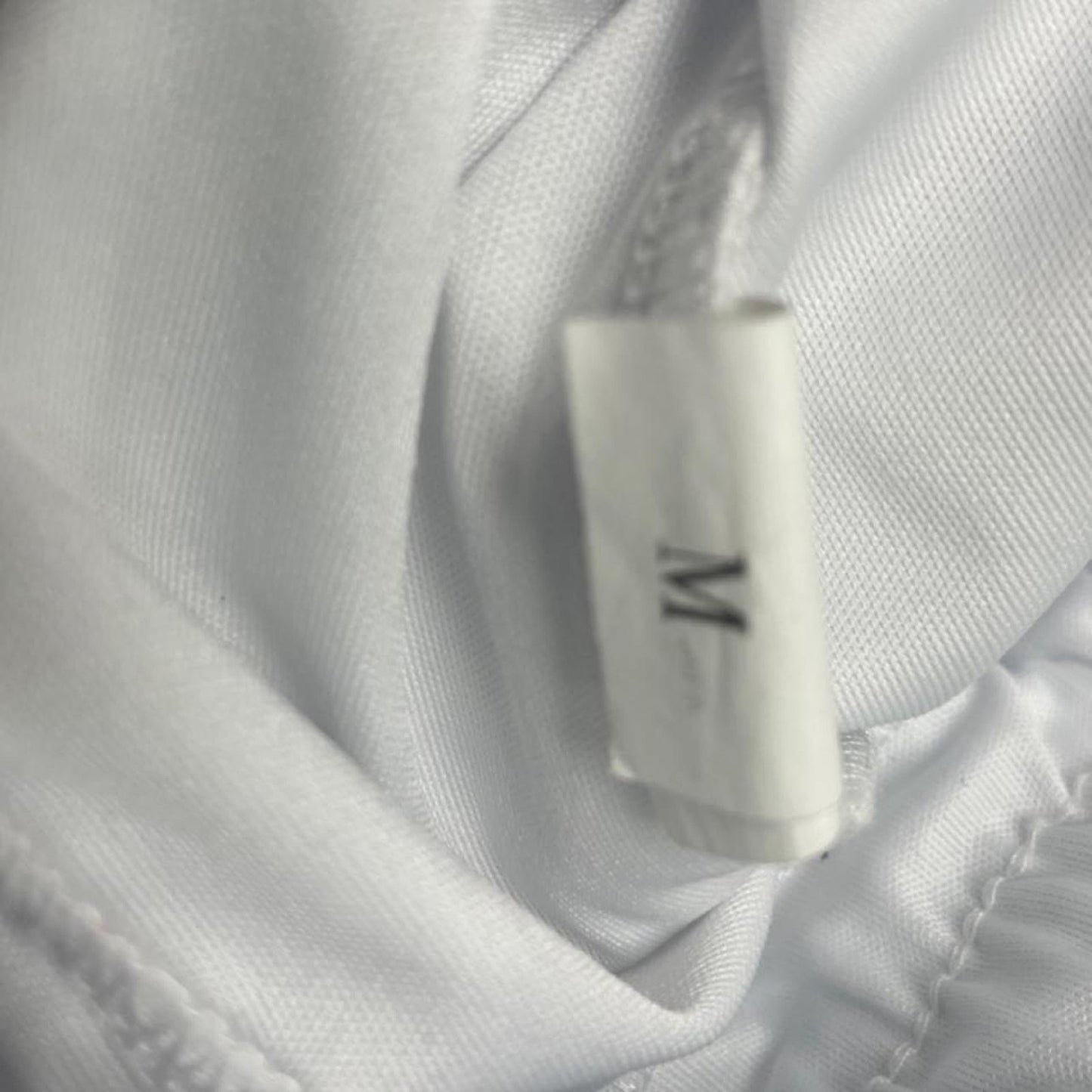 White fringe sweatpants