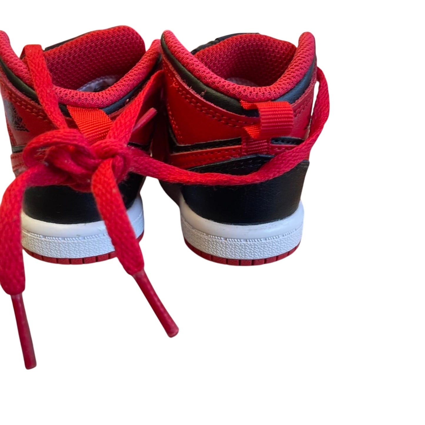 Red and black jordan 1