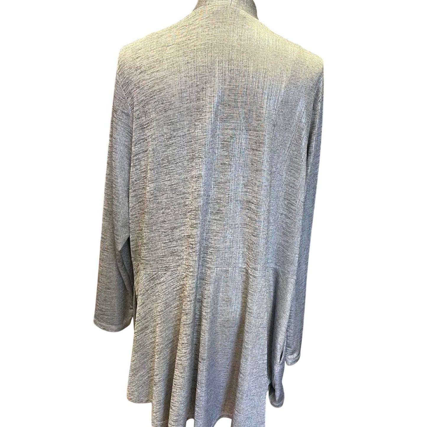 Susan graver grey cardigan