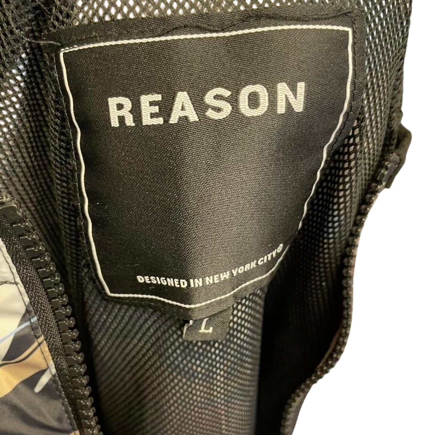 Reason multi coloured windbreaker jacket