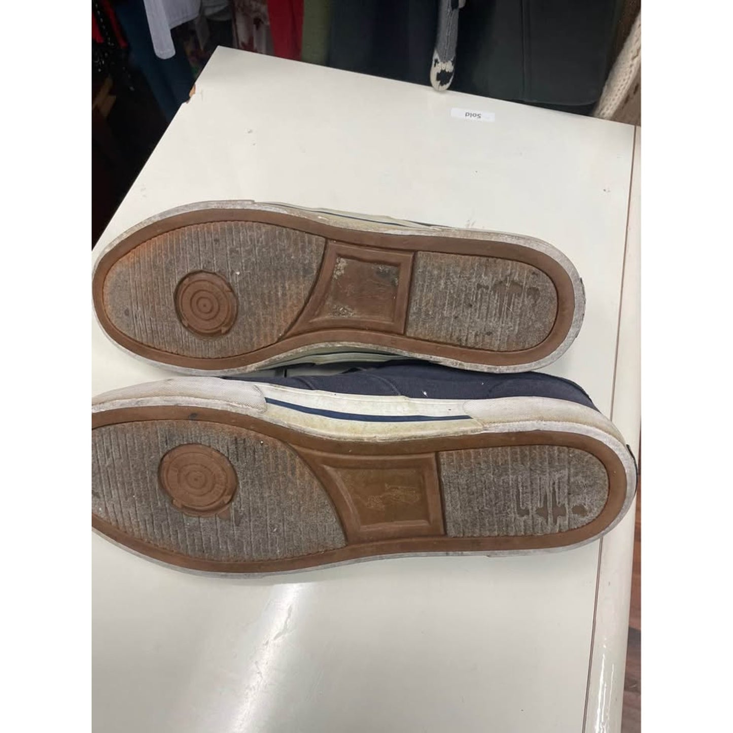 Blue shoes