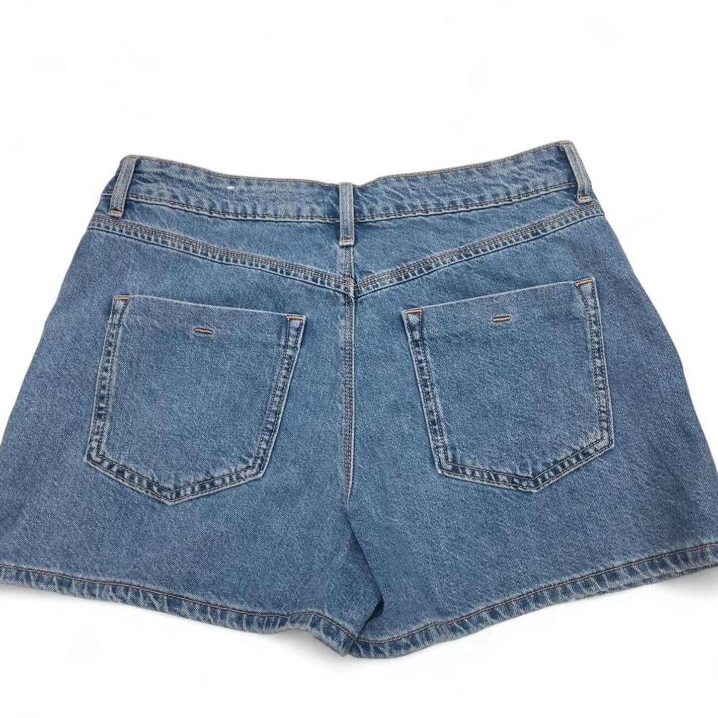 Zara blue denim mini skirt