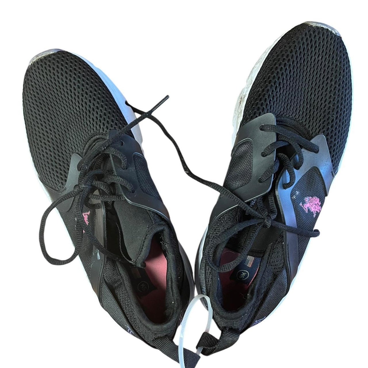 Black and pink nike air