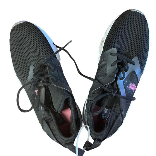 Black and pink nike air