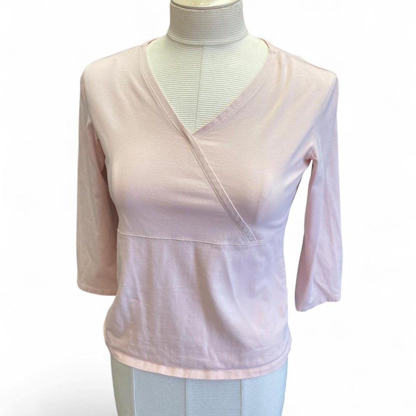 Ll bean pink crossover top