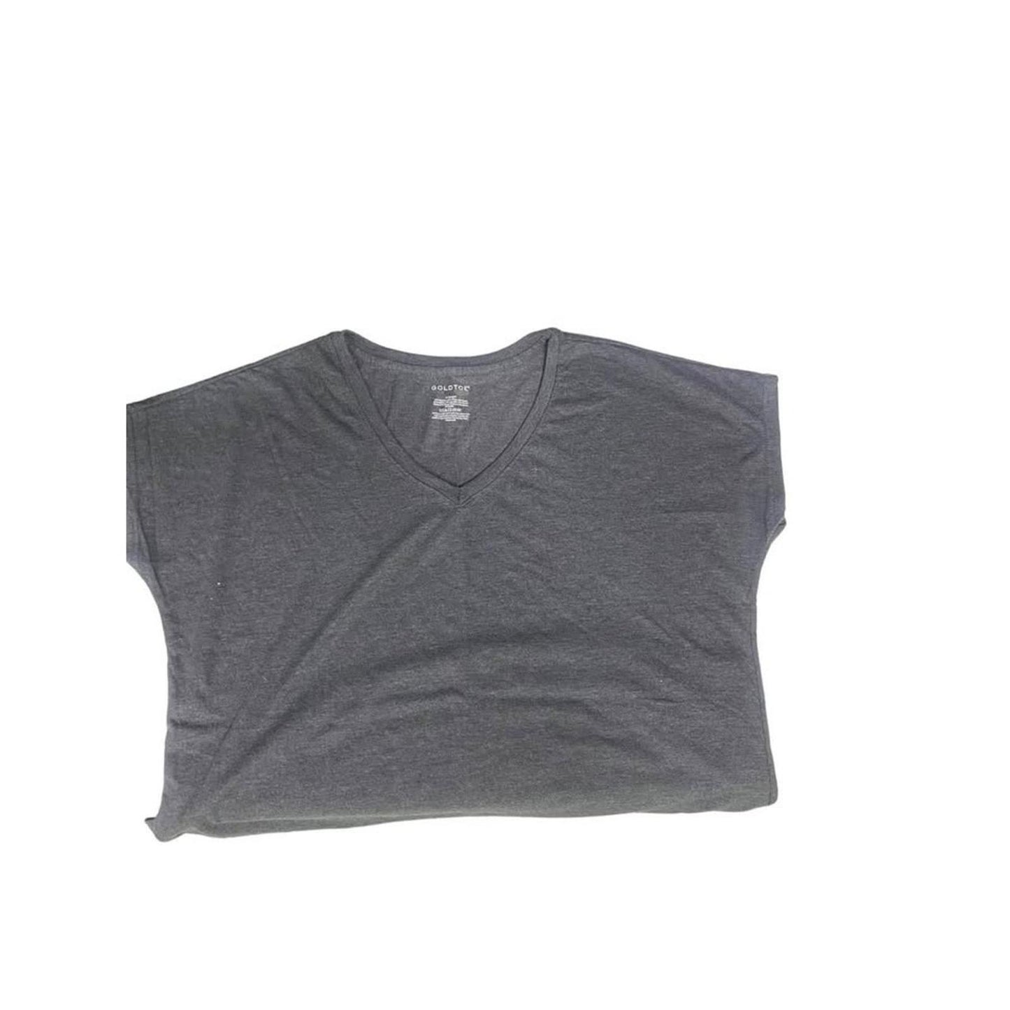 17 grey v neck short sleeve