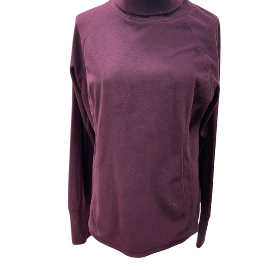 Burgundy tek gear turtleneck sweatshirt