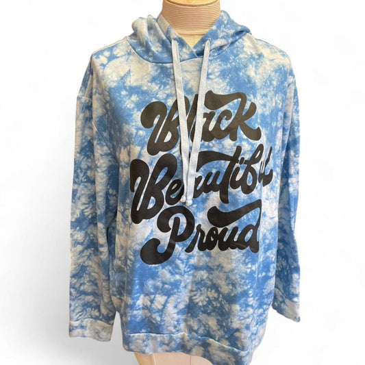 Target blue tie dye hoodie