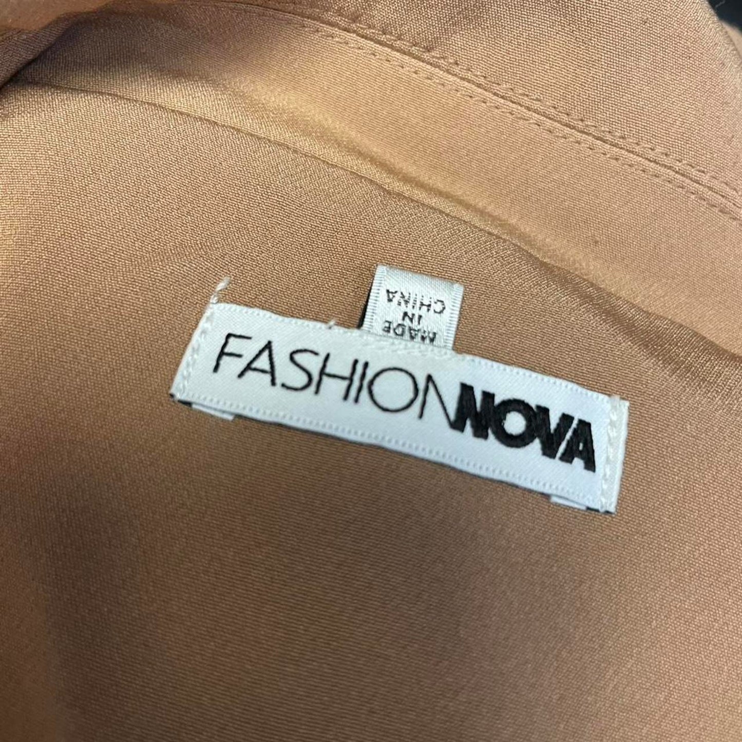 Fashion nova tan blazer