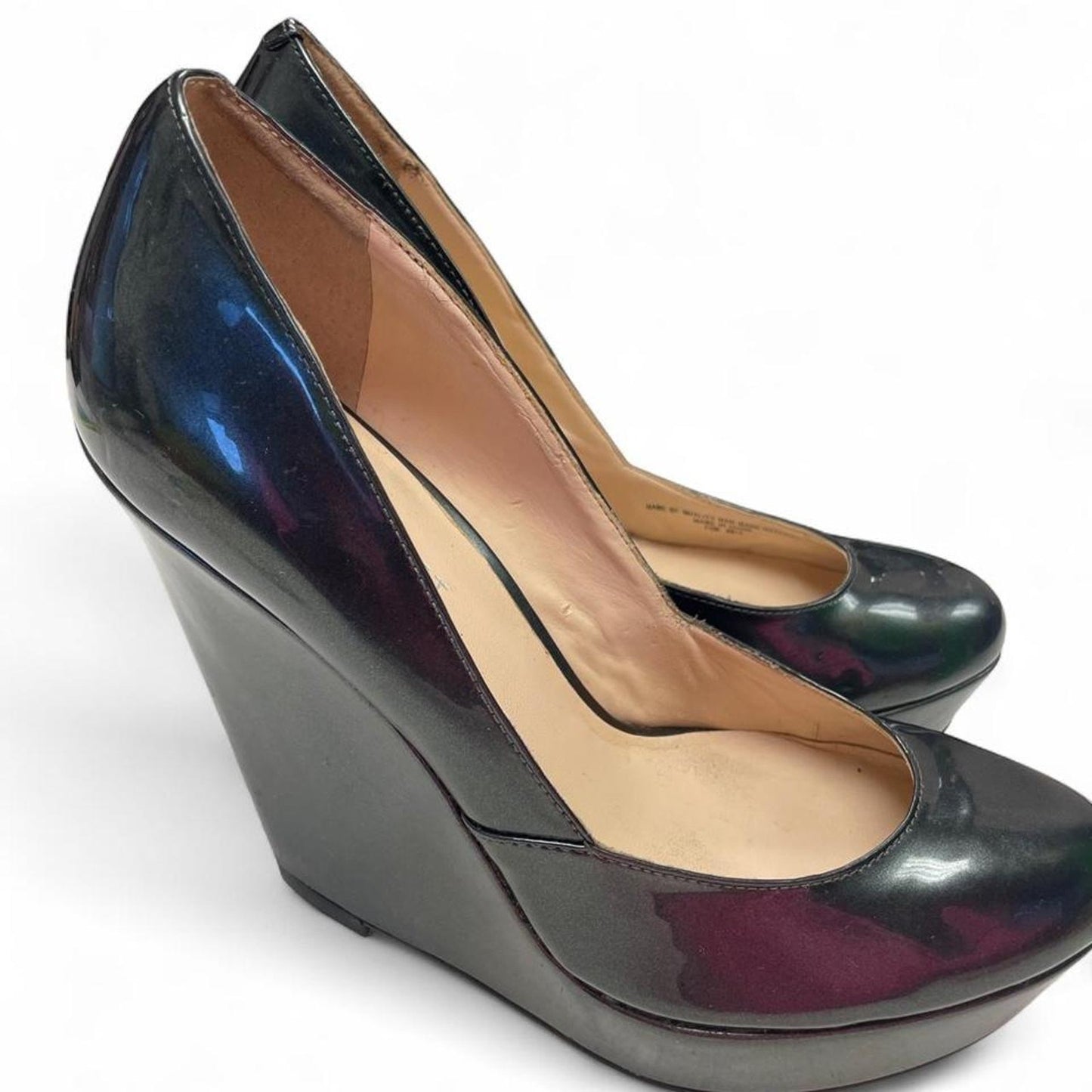 Nine west black patent leather