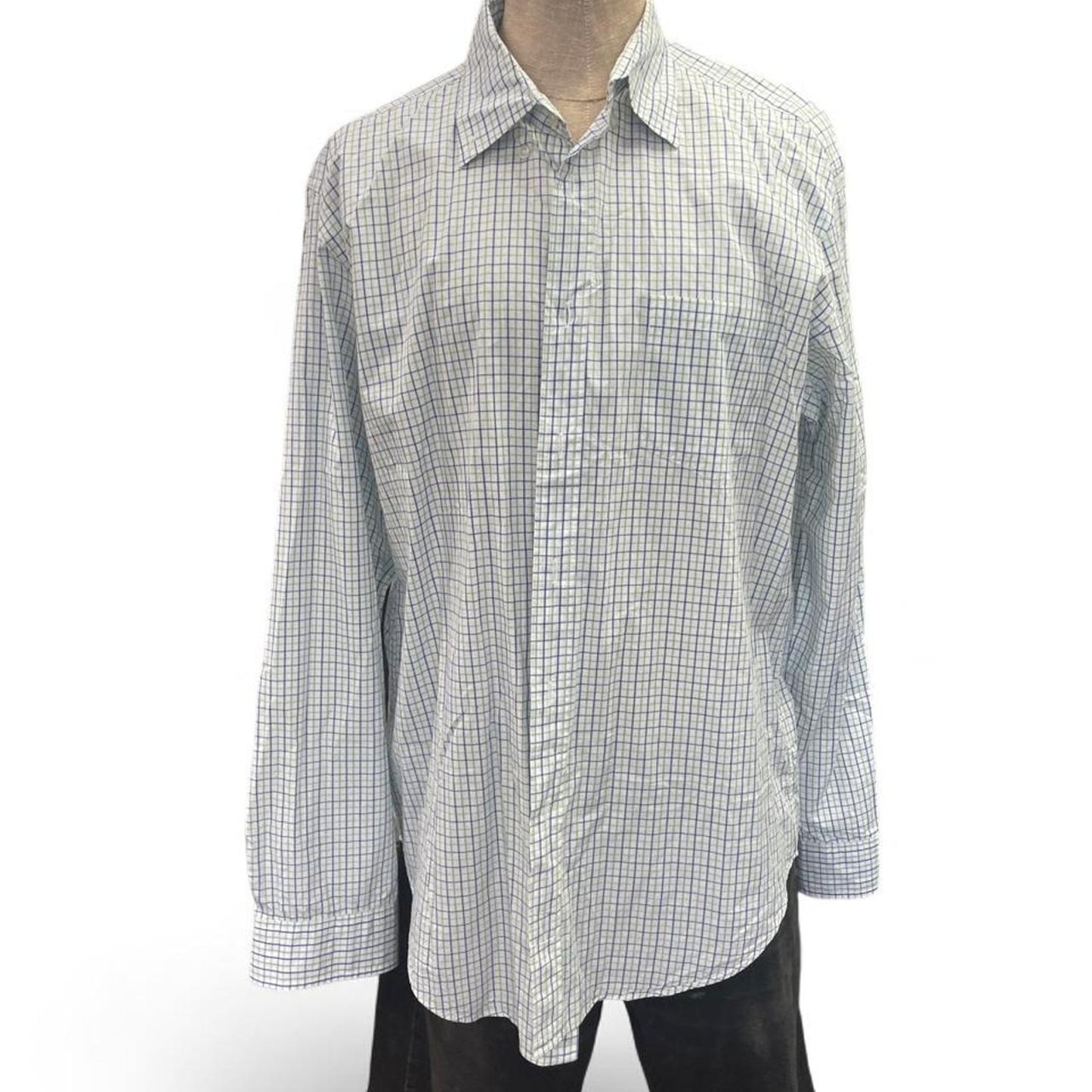 Jcrew blue and white plaid