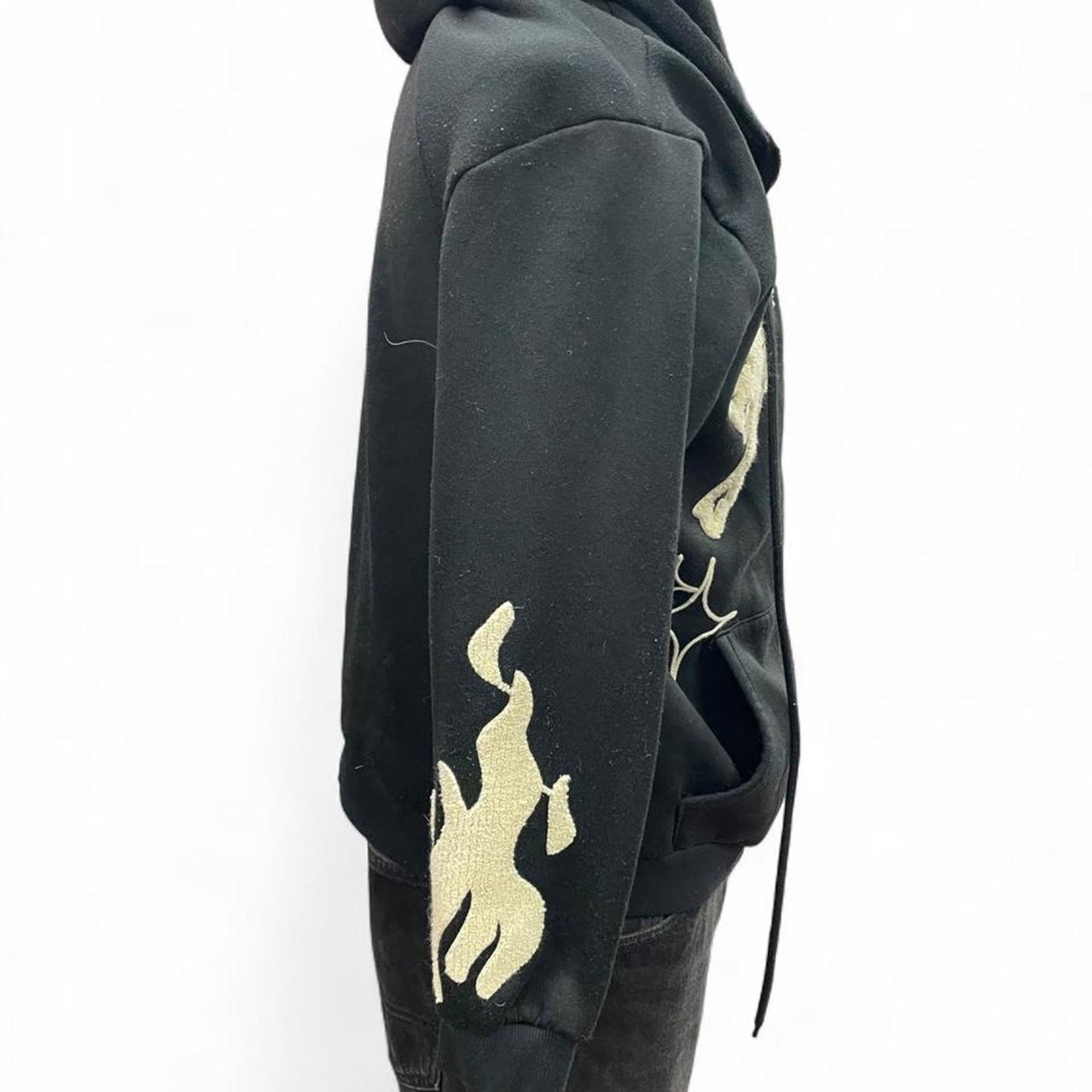Black zip up hoodie
