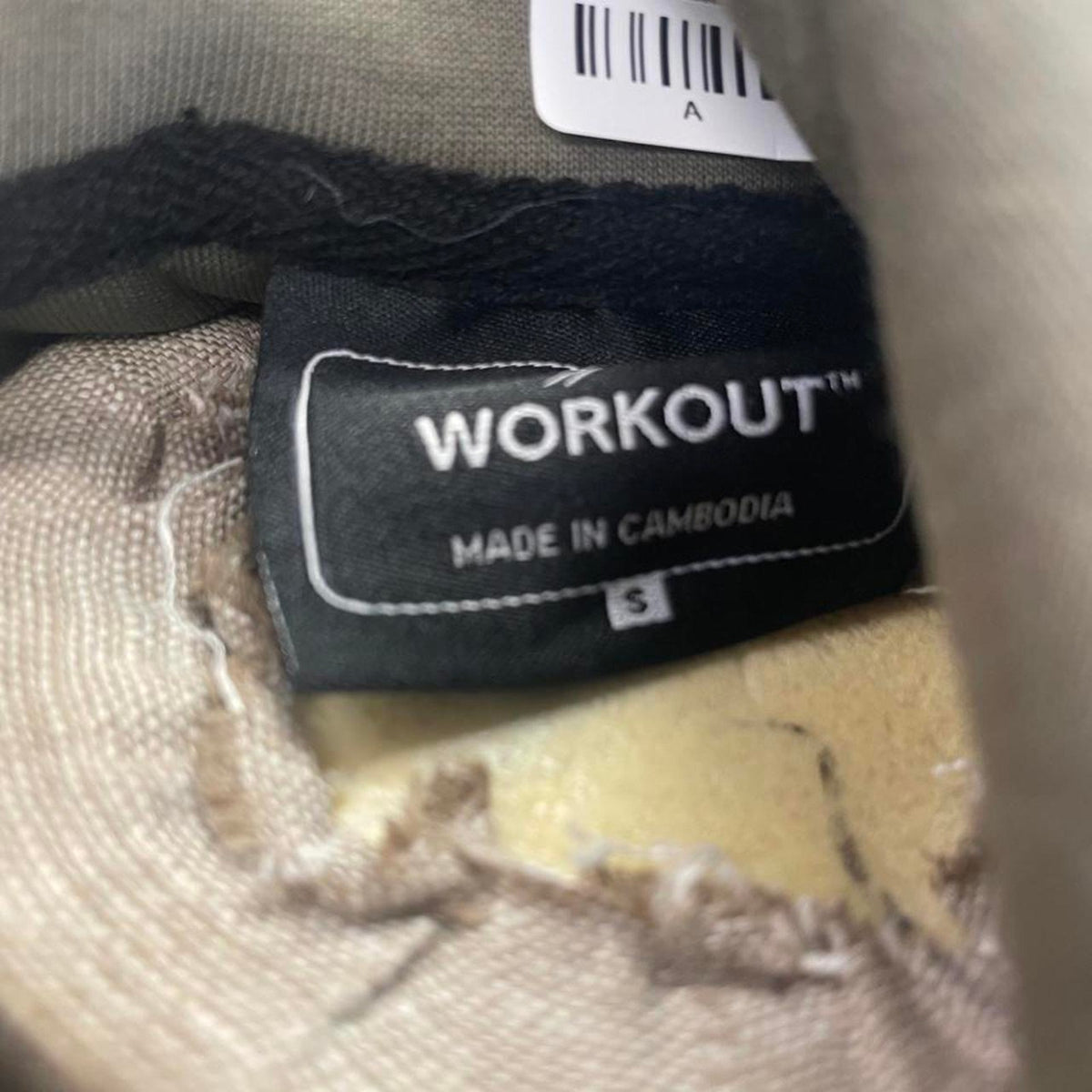 Workout mens jacket size small