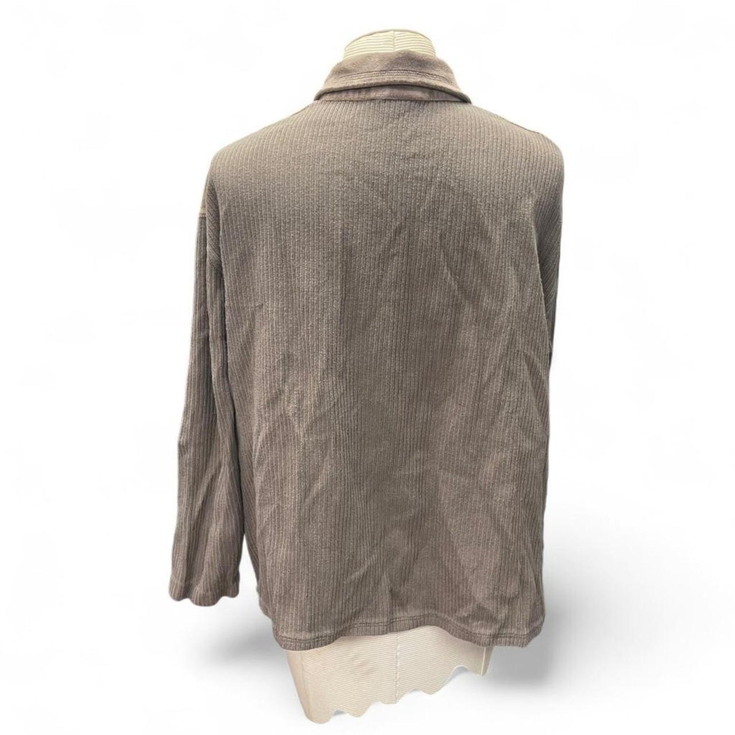 J jill brown corduroy button