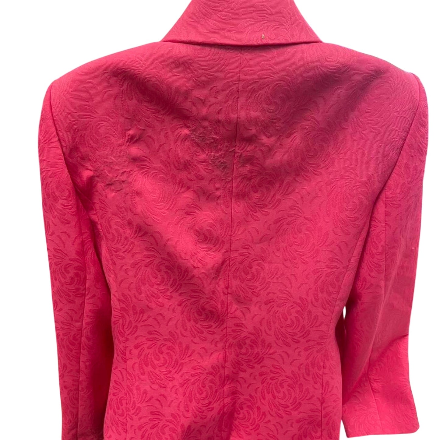 Le suit pink floral blazer