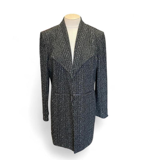 Kasper black and white blazer