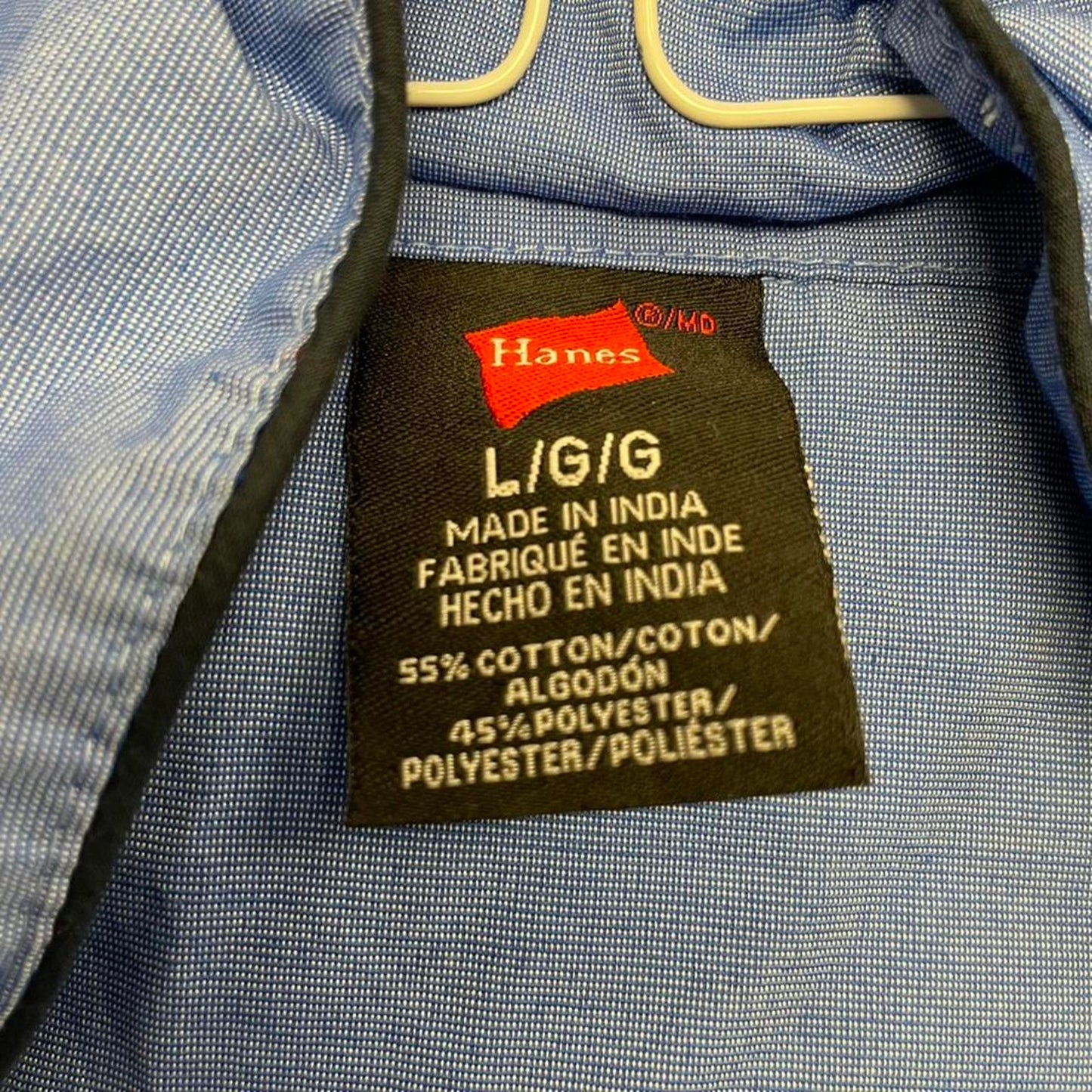 Hanes blue cotton sweatpants size
