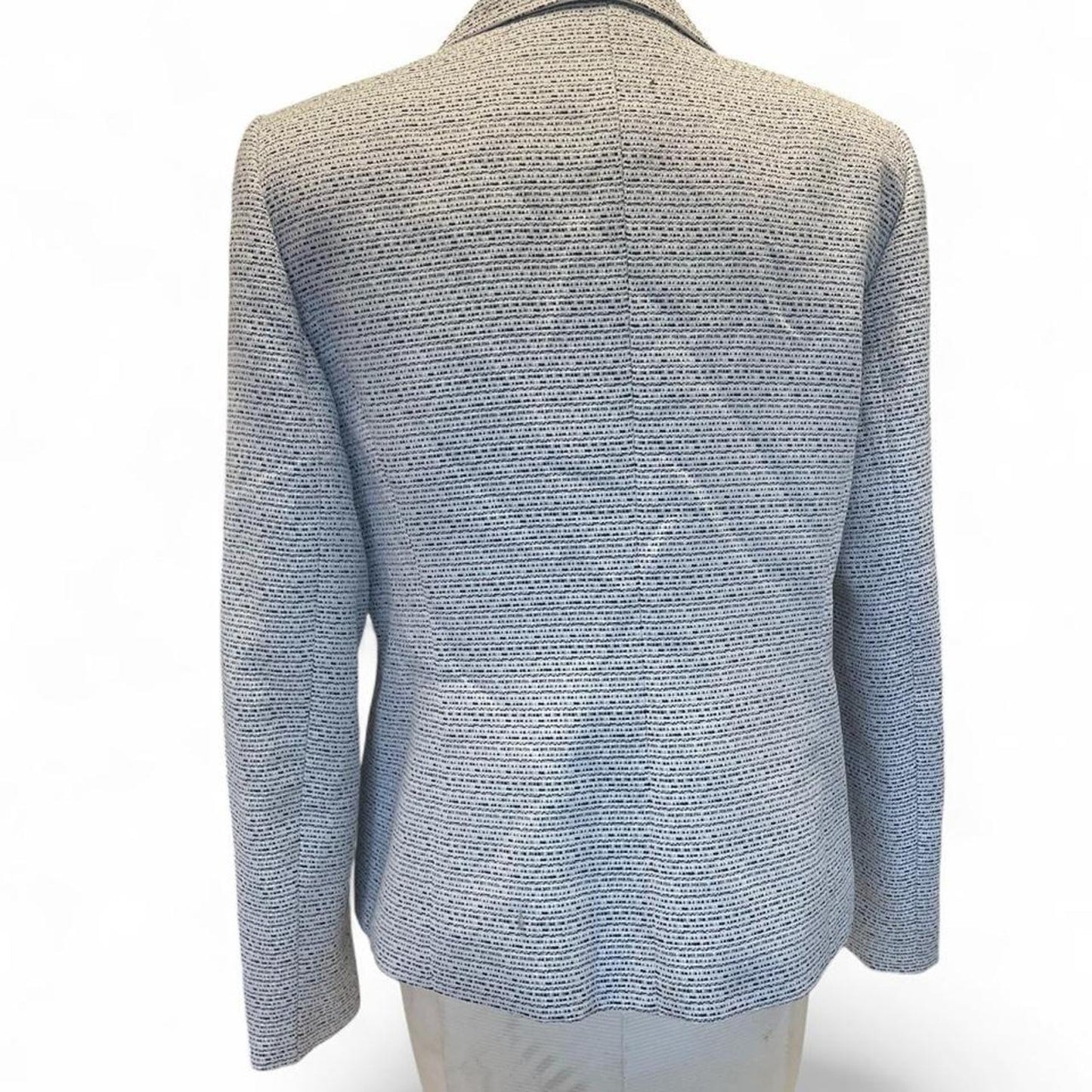 Kasper blue white blazer