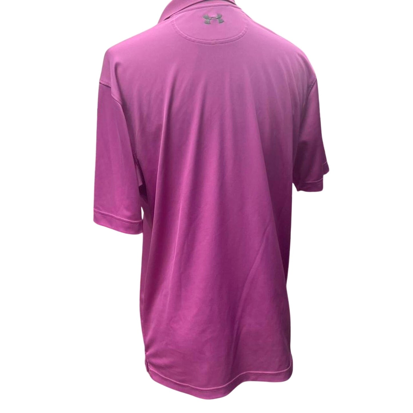 Under armour pink polo shirt