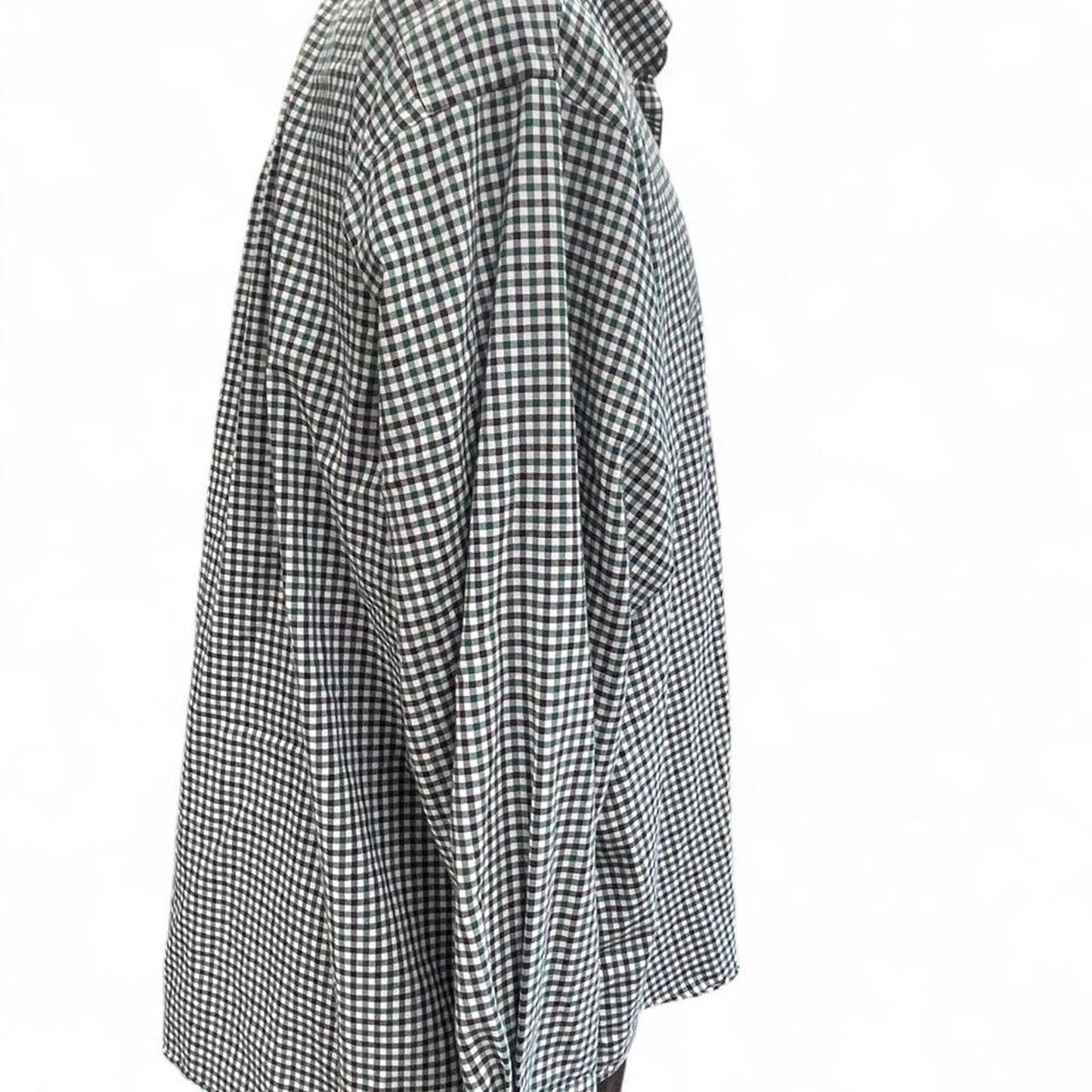 Izod green white gingham